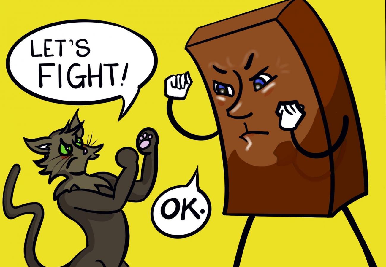 The Chocolate Bar and the Evil Cat | Fighting Words